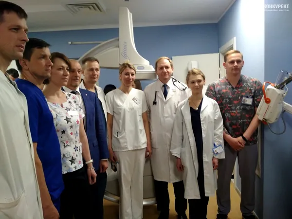 У луцькій лікарні з’явився новий ангіограф для пацієнтів з інфарктом та інсультом (фото)