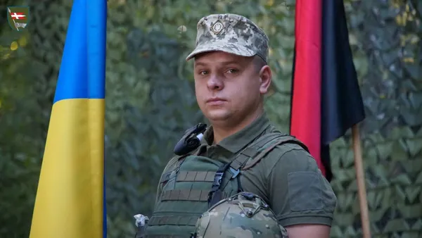 В День прапора бійцям 14 ОМБр вручили нагороди (фото)