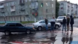 У Нововолинську  – ДТП на світлофорі (фото)