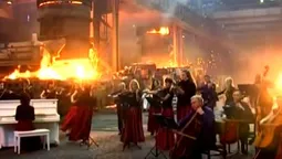 В інтернеті набирає популярності кліп з виконанням головної теми "Гри престолів" на заводі в Маріуполі