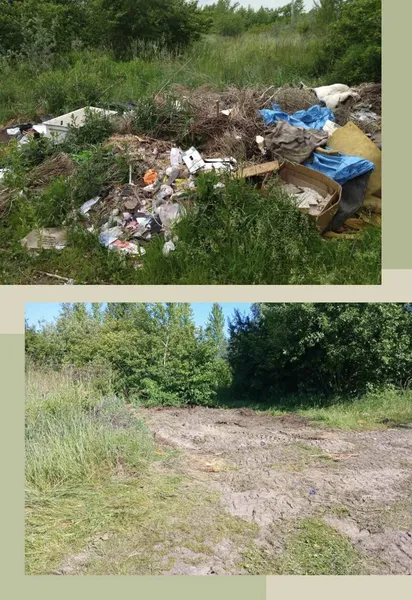 На Волині виявили ще два стихійних сміттєзвалища (фото)