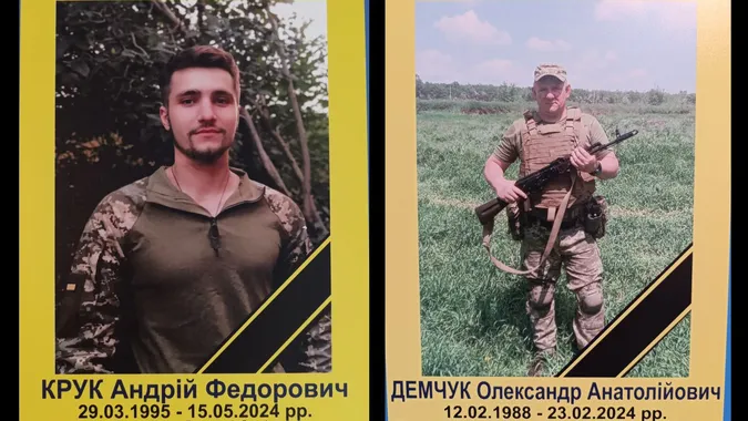 На Волині посмертно нагородили воїнів Андрія Крука та Олександра Демчука (фото)