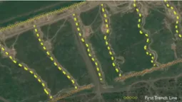 Розвідка Британії показала оборонні укріплення росіян на півночі Криму (фото)