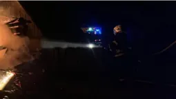 На Волині зайнялися дві пожежі: горіли цегляний будинок і дерев'яний хлів (фото)