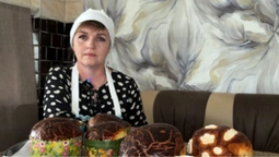 Прикордонниця з Волині випікає паски за старовинним рецептом бабусі (фото, відео)