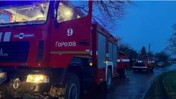 У Луцькому районі горів житловий будинок (фото, відео)