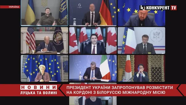 Зеленський запропонував розмістити миротворців на українсько-білоруському кордоні