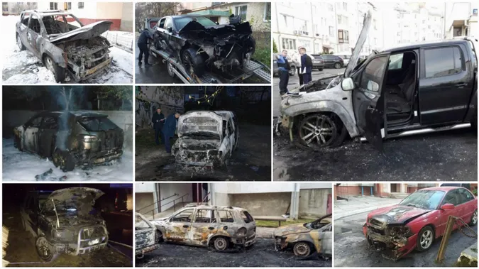 Скільки на Волині згоріло машин за 5 років: хроніка