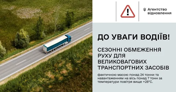 На дорогах Волині вводять жорсткі обмеження для вантажівок