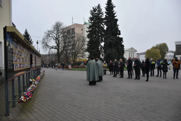 У Луцьку вшанували пам’ять Героїв Небесної Сотні