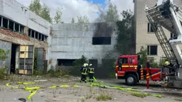 У Володимирі діти підпалили колишній молокозавод: деталі пожежі (фото)