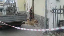 Чому виламували стіну в історичній пам'ятці у центрі Луцька (фото)