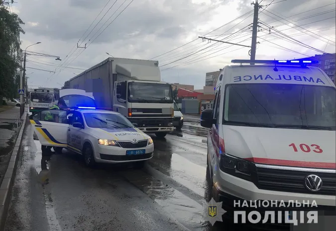 У Луцьку на Конякіна фура переїхала пішохода (відео)