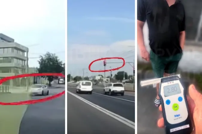 Проїхав «на червоне» і влаштував небезпечні перегони: у Луцьку затримали п'яного водія (відео)