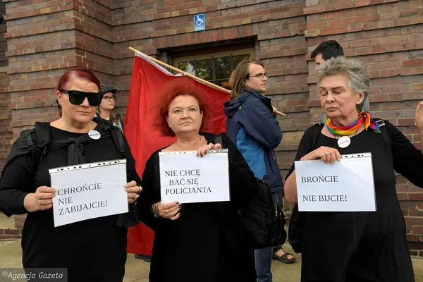 У Польщі протестували через смерть українця після затримання поліцією (фото)