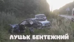 Під Луцьком – страшна аварія: «беха» влетіла в «шкоду» (фото)