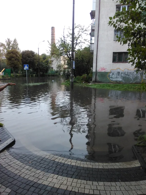 Як малі лучани «плавали» вулицями міста