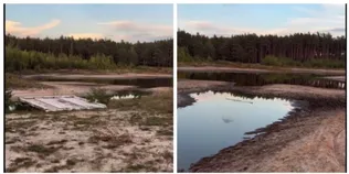 На Волині пересохло популярне серед рибалок озеро (відео)