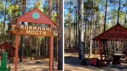 Місце, де застрягали коні: посеред лісу на Волині причаївся пункт відпочинку з цікавою назвою (відео)