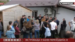 «Ти прийшов битися?»: у Баєві виходили з «московського патріархату» зі скандалом (відео)