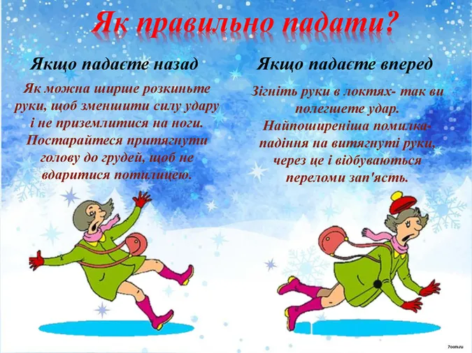 Як правильно падати на льоду: поради волинських медиків