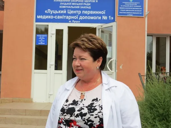 Головний лікар Луцького центру первинної медико-санітарної допомоги № 1 Лідія Кривдік