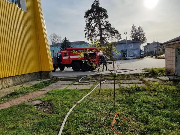 У Володимирі горів колишній комбінат молочних продуктів