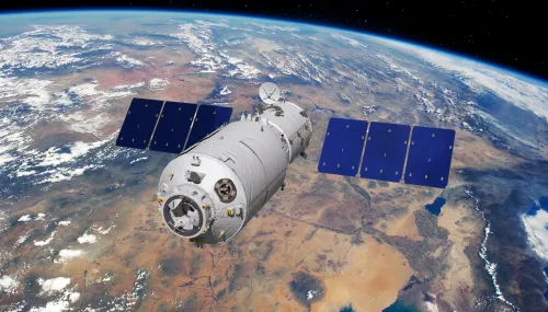 Від китайської космічної станції у бік Землі рушив корабель «Тяньчжоу-5»