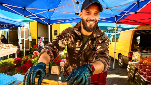 На ринку у Луцьку – шалені натовпи біля прилавків з продуктами: що скуповують (відео)