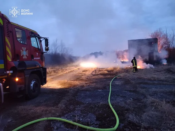Волинь палає: 8 пожеж за день через недбалість (фото)