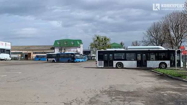 Автобуси на орендованій  території