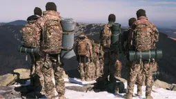 Новобранців «Едельвейсу» вивезли в гори: для чого (фото)