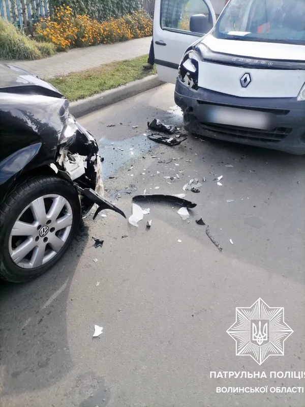 У Ковелі зіткнулися Renault і Volkswagen