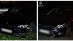У Луцьку п'яна водійка на BMW влетіла у Ford (фото)