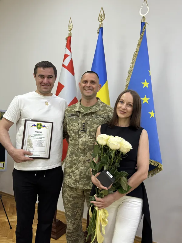 Засновники бренду MULTI COOK отримали подяку від прикордонників за активну підтримку