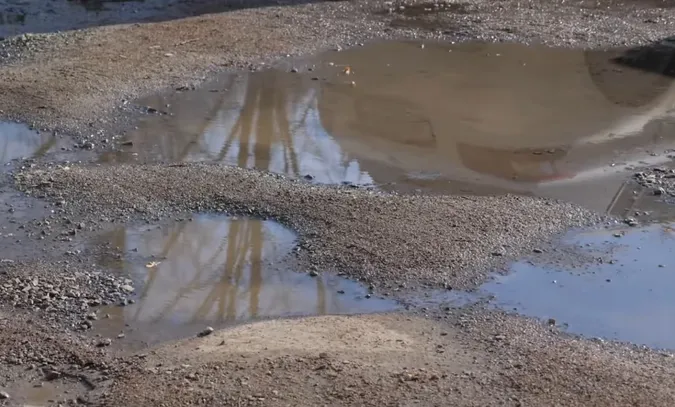 У Луцьку мешканці б’ють на сполох через «ставок» у дворі (відео)