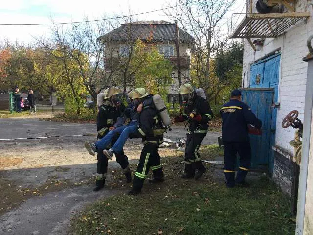 «Вибух у котельні»: волинські рятувальники провели навчання (фото)