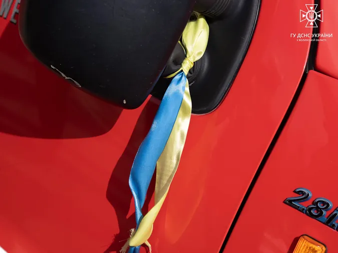 Волинські рятувальники отримали спецтехніку з Німеччини (фото)