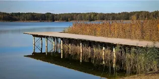 Осінній спокій озера Пісочне у Ковельському районі (фото)