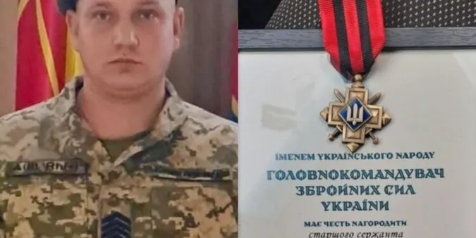 Героя з Волині відзначили нагородою Головнокомандувача ЗСУ «Золотий хрест»