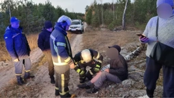 На Волині чоловік під час «тихого полювання» зламав ногу (фото)