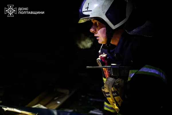Уночі ворог атакував Полтавщину та Харків: показали наслідки ударів