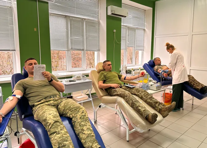 Волинські прикордонники поділились кров'ю (фото)