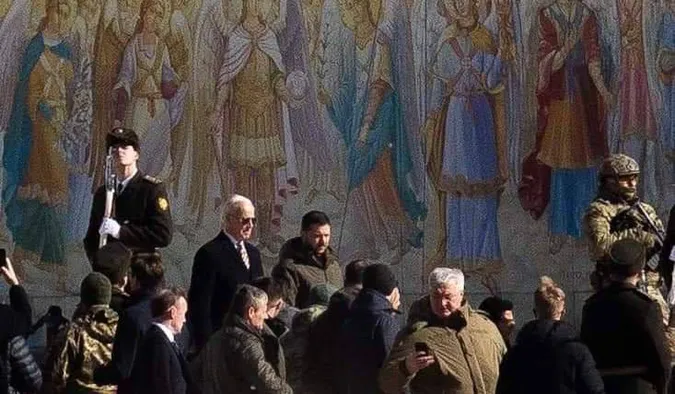 Президент США Джо Байден приїхав до Києва (відео)