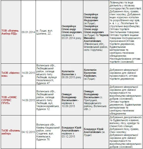 Бурштин на Волині хочуть видобувати фірми київського власника