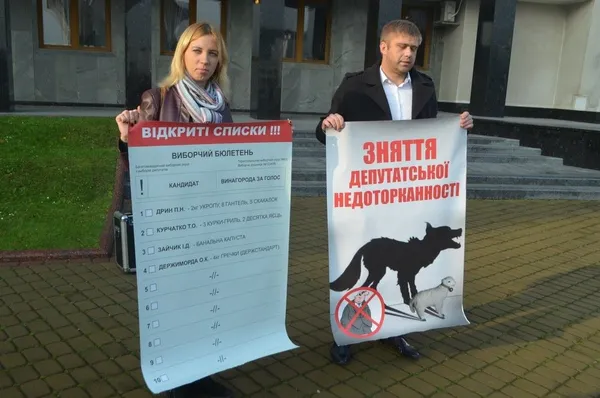 Волиняни вимагають змінити виборче законодавство (фото)
