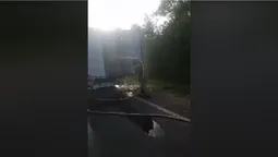 На Волині загорілася вантажівка (ФОТО, ВІДЕО)
