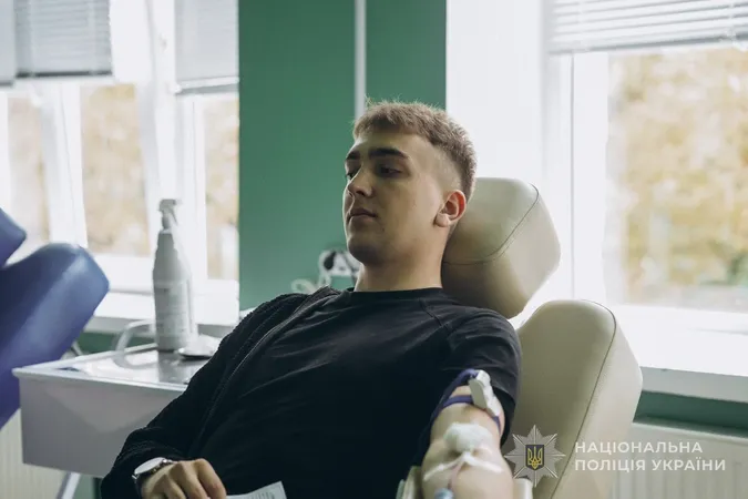 Близько сотні поліцейських Волині здали кров для поранених військових і цивільних (фото)