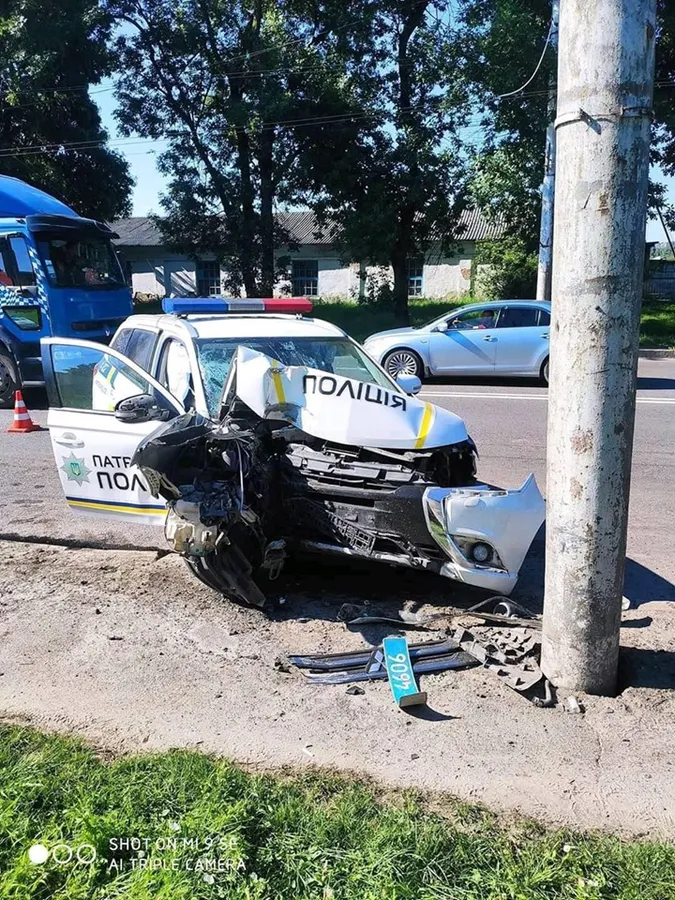 У мережі з'явились кадри з відеореєстратора смертельної ДТП з луцькими поліцейськими