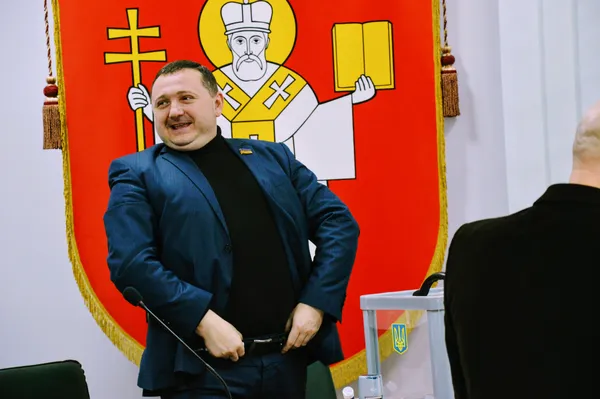 Олександр Козлюк як член лічильної комісії, роботу виконав і підвівся з полегшенням